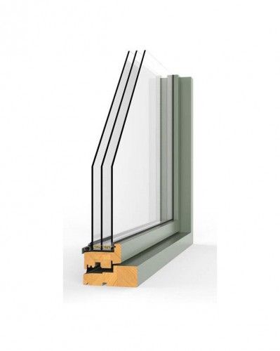 SW17 wooden window (3-glazing)