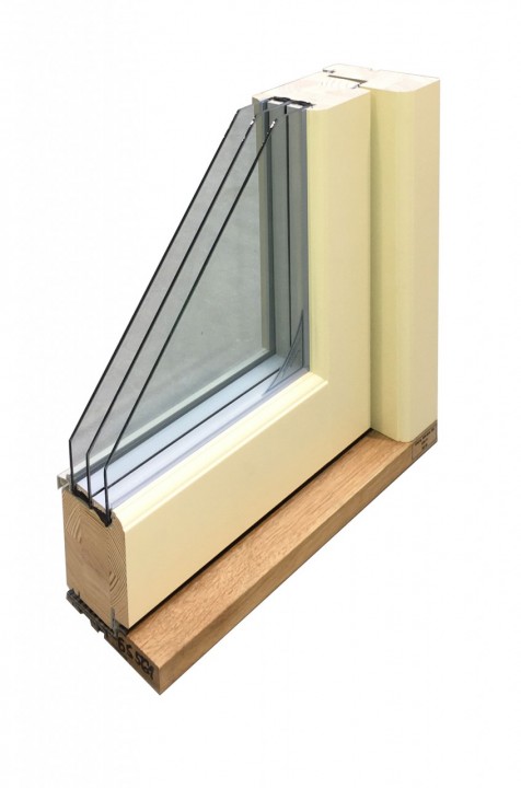 SW17 wooden slim door-drawings