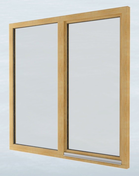 Tilt and Slide Double (1.29 W/m2K) or Triple Glazed (0.97 W/m2K) or DK88 (0.74 W/m2K) Near Zero Energy Patio Doors